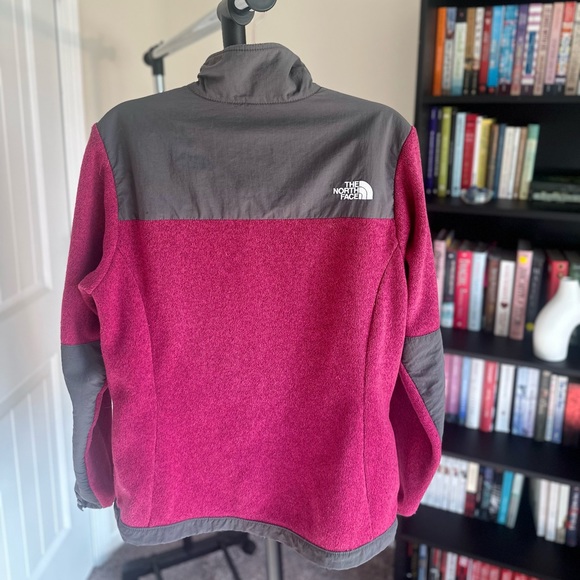 The North Face Denali Fleece Jacket Womens Size Medium Pink Gray 💗Ships Today! - Picture 2 of 2